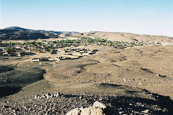 Les montagnes du Tigharghar, de l’Oued Tessalit